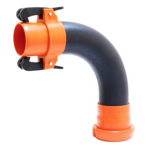 Afriq Water Quick Coupling HDPE Sprinkler Irrigation System Fittings Elbow 50 mm 63 mm 75 mm 90 mm